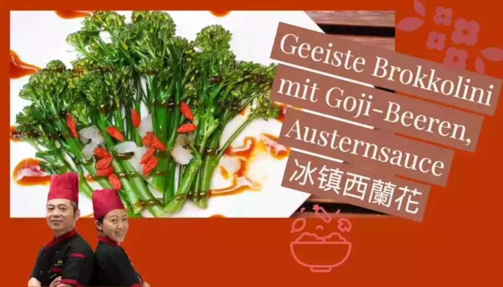 Blanchierter Brokkolini mit zartem Stängel – China Restaurant Yung