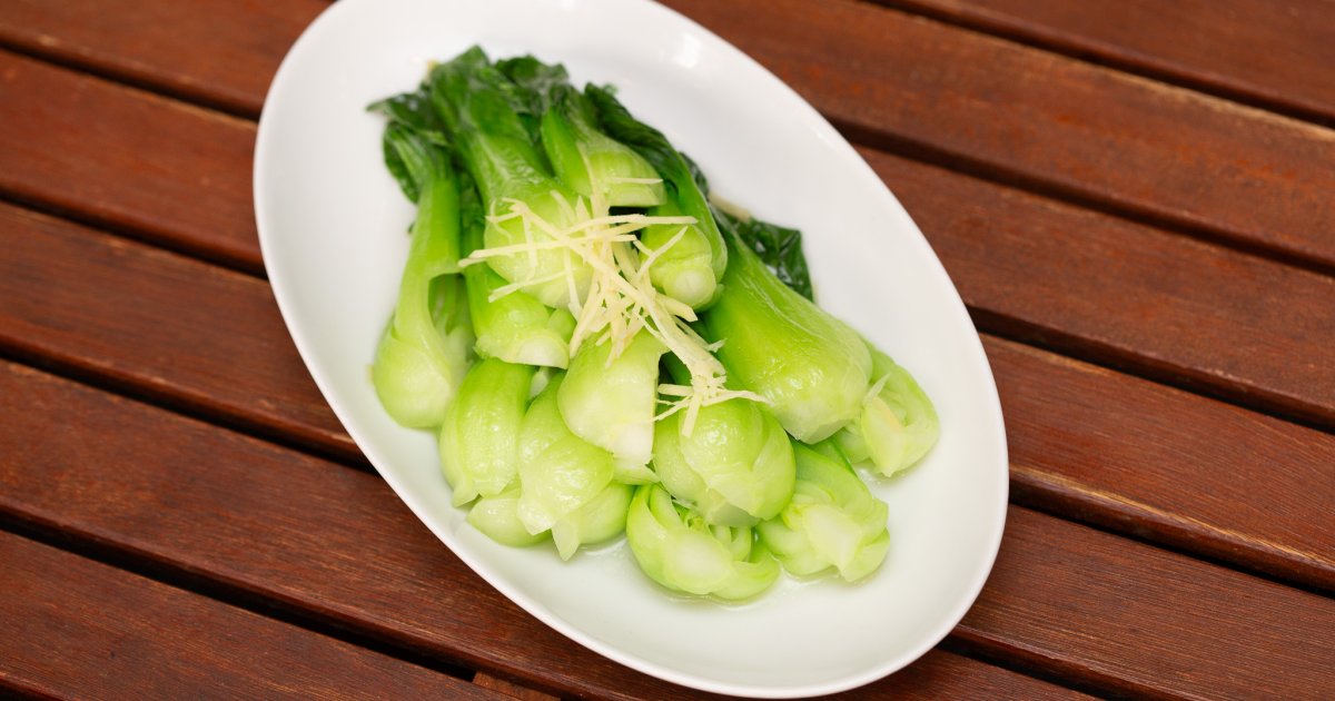 Dim Sum Mini Pak Choi 小白菜 gedämpft — Yung-Küche